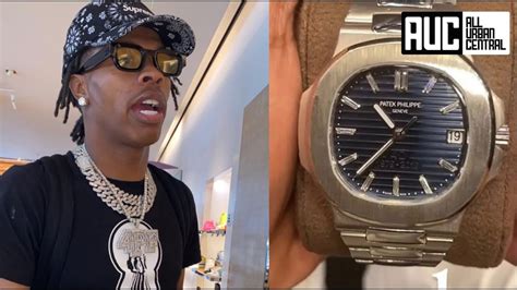 lil baby bought a fake watch|lil baby watch.